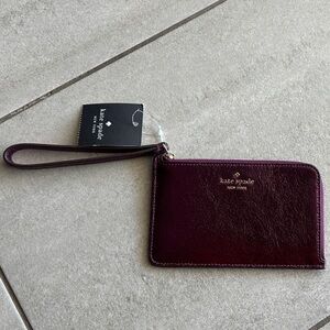 Kate Spade Deep Purple Wristlet NWT